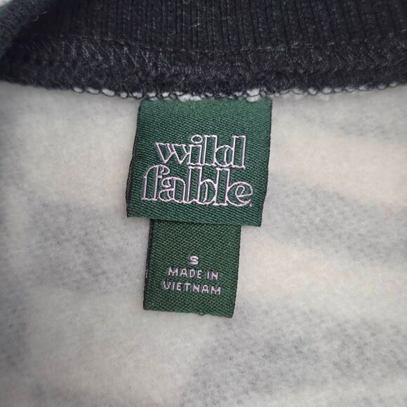 Wild Fable S Black White Optical Illusion Sweatshirt - Picture 4 of 6